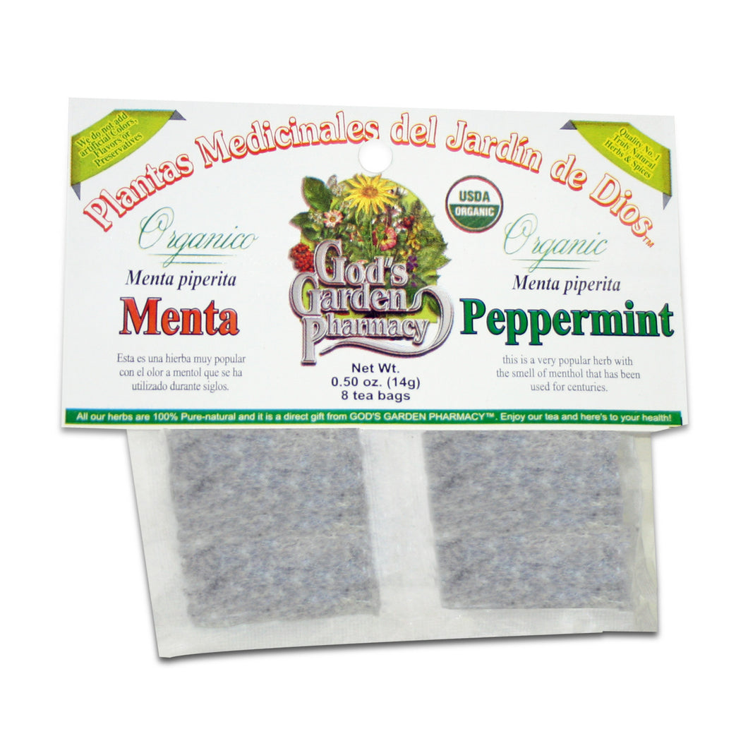 Organic Peppermint Herbal Tea - te de menta organica
