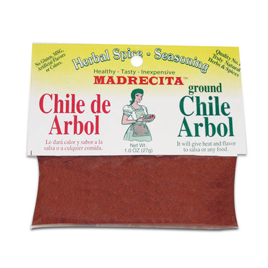 Arbol Chili, ground - Chile de Arbol molida