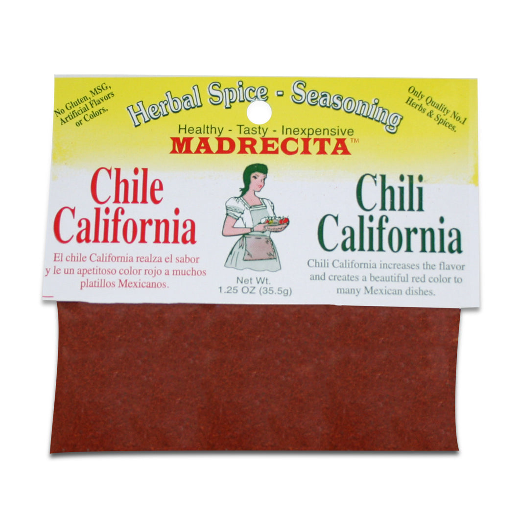 Chili California, ground - chile california molida