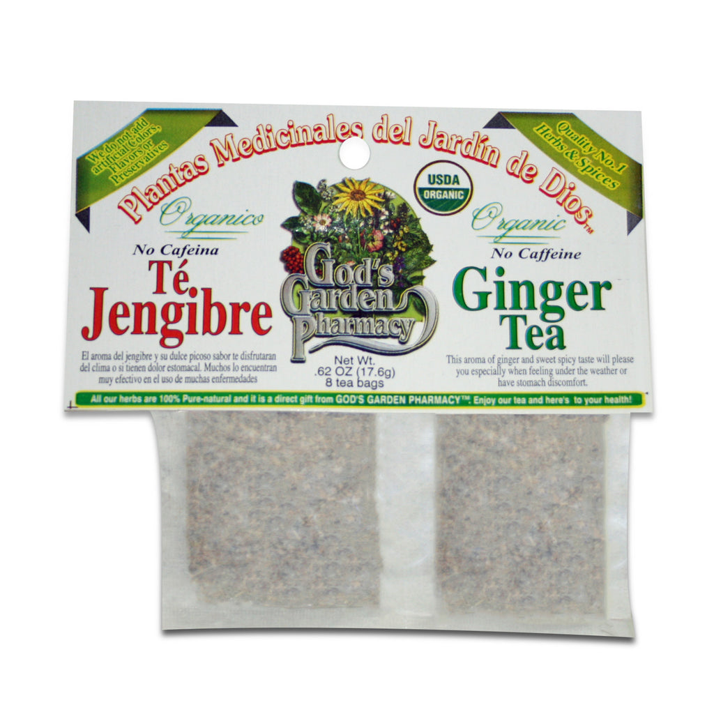 God's Garden Pharmacy Organic Ginger Herbal Tea