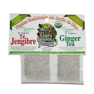 Organic ginger herbal tea - Té jengibre organico