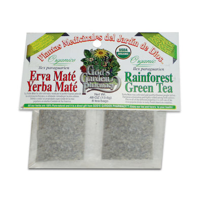  Organic Rainforest Herbal Tea - yerba maté organico