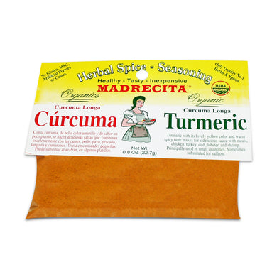 Organic turmeric, ground - Cúcurma molida organica