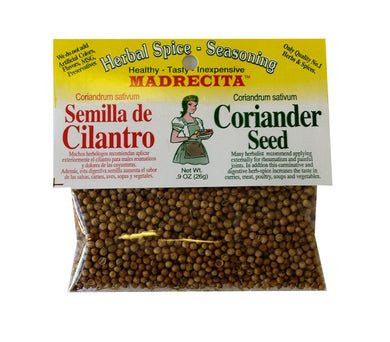 Coriander Seed, whole - semilla de cilantro