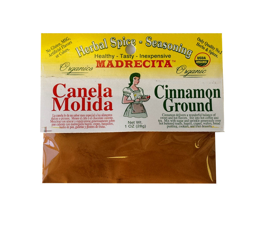 Organic ground Cinnamon - canela molida organica