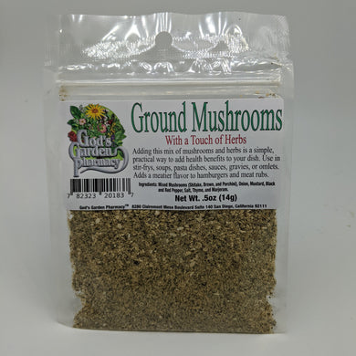 Ground Mushroom with Touch of Herbs