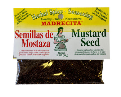 Mustard seeds, whole - semillas de mostaza