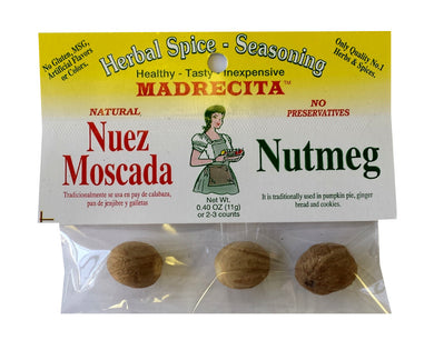 Nutmeg, whole - nuez moscada entero